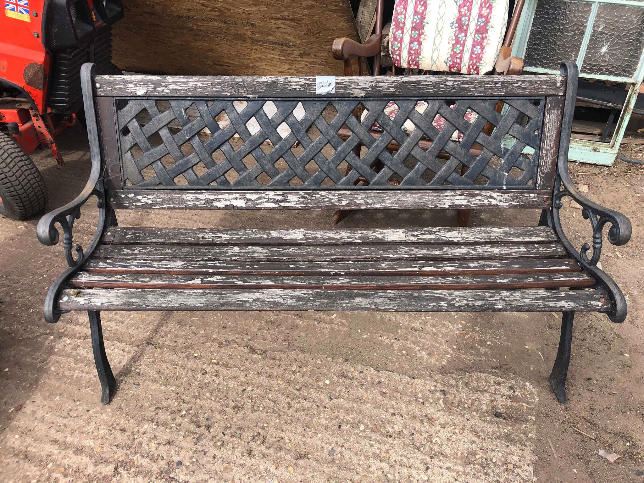 Cast Iron & Wooden Bench - A and D Reclaim