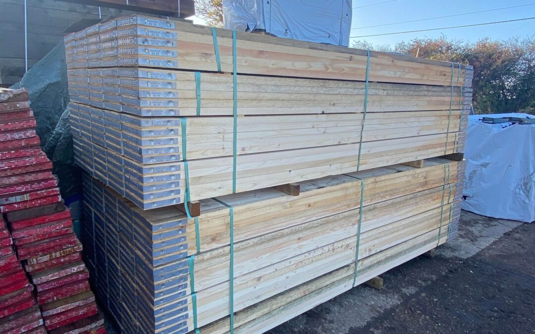 ** JUST IN ** New 10ft Banded Scaffold Boards £16.50 each inclusive VAT